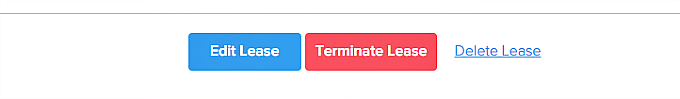 edit terminate delete lease in Pendo